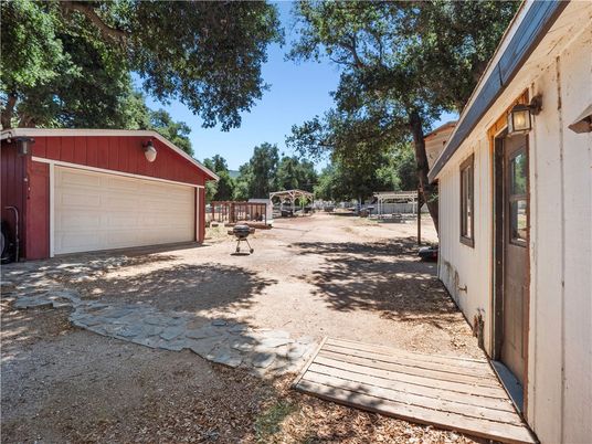 Backyard, Detached Garage, Exterior