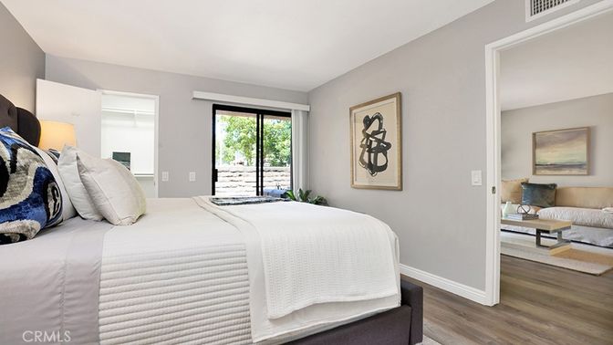 Bedroom, Interior, Wood Texture Flooring