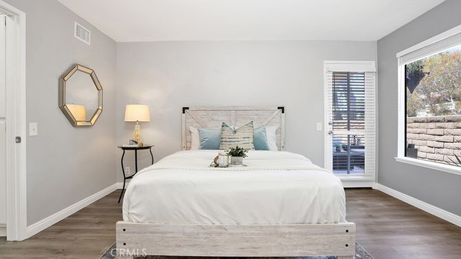 Bedroom, Interior, Wood Texture Flooring