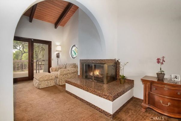 Fireplace, Interior, Wooden Beams, Wooden Ceilings