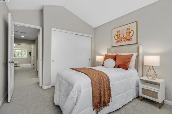 Bedroom, Interior, Recessed Lighting