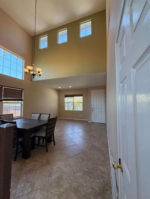 Chandelier, Dining room, Interior, Recessed Lighting