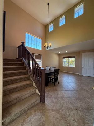 Chandelier, Dining room, Interior, Recessed Lighting