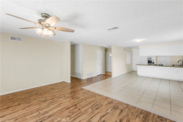 Empty room, Interior, Kitchen, Wood Texture Flooring