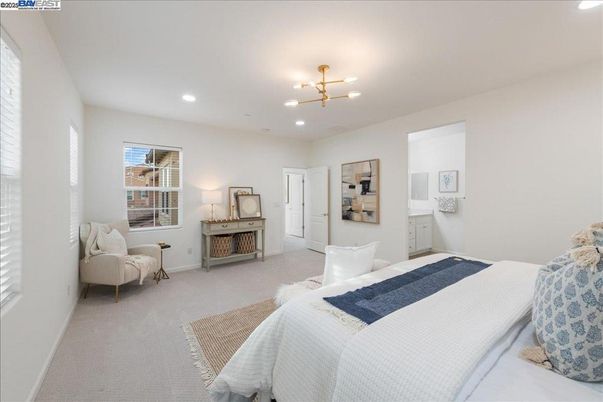 Bedroom, Interior, Recessed Lighting