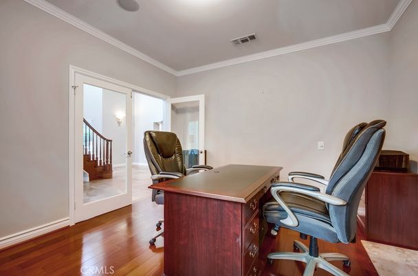 Home Office, Interior, Wood Texture Flooring