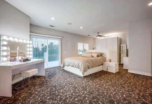 Bedroom, Interior, Recessed Lighting