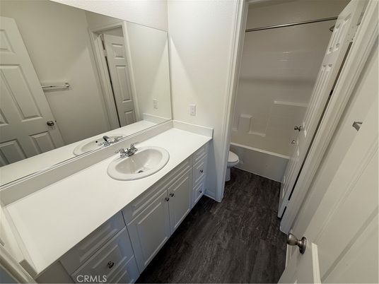 Bathroom, Dual Sink Vanities, Interior, Wood Texture Flooring