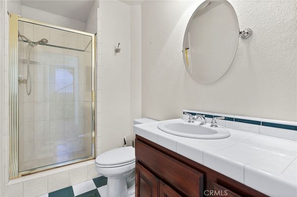 Bathroom, Glass Shower, Interior, Tile Countertops