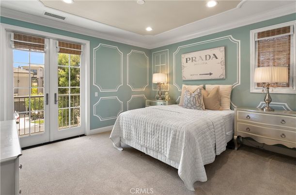 Bedroom, Interior, Recessed Lighting