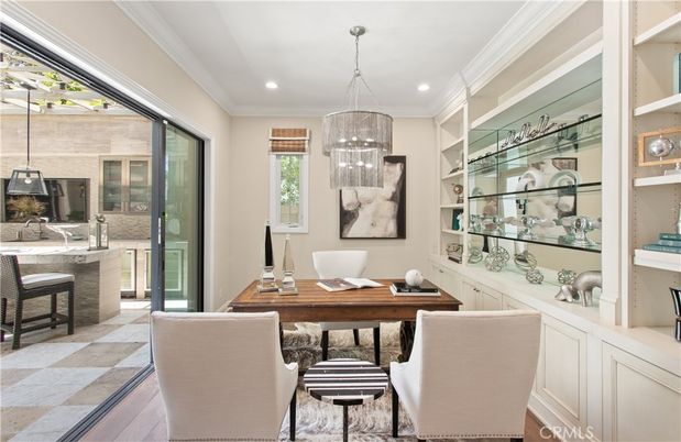 Chandelier, Home Office, Interior, Pendant Lights, Recessed Lighting