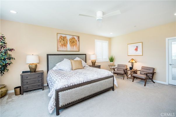 Bedroom, Interior, Recessed Lighting