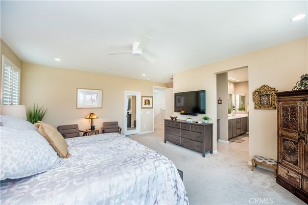 Bedroom, Interior, Recessed Lighting