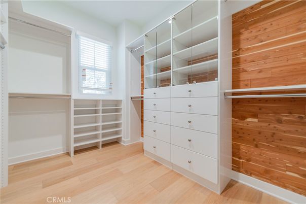 Interior, Walk-in Closets, Wood Texture Flooring, Wooden Walls