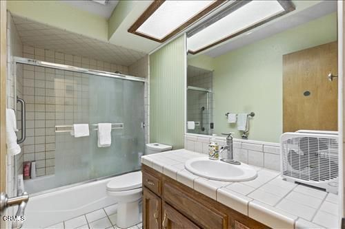 Bathroom, Glass Shower, Interior, Tile Countertops