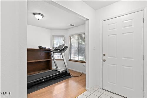 Fitness Equipment, Interior, Wood Texture Flooring