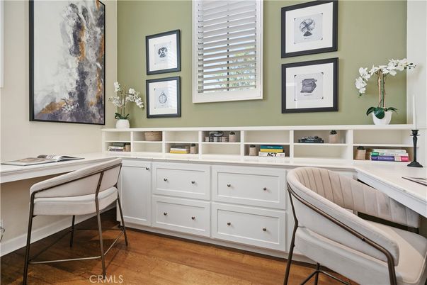 Home Office, Interior, Wood Texture Flooring
