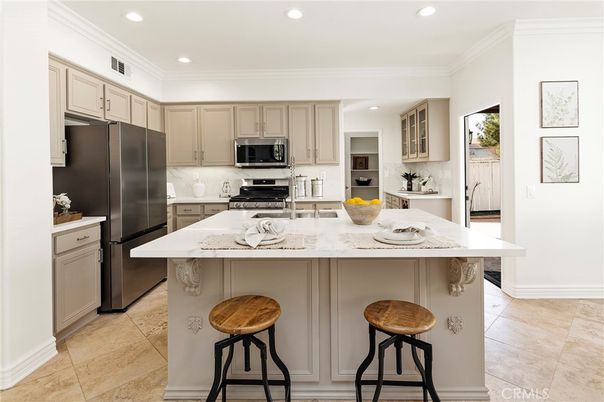 Interior, Kitchen, Recessed Lighting, Stainless Steel Appliances
