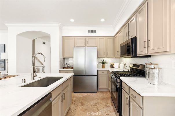 Interior, Kitchen, Recessed Lighting, Stainless Steel Appliances