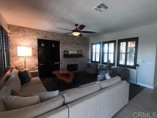 Fireplace, Interior, Living room, Stone Walls, Wood Texture Flooring