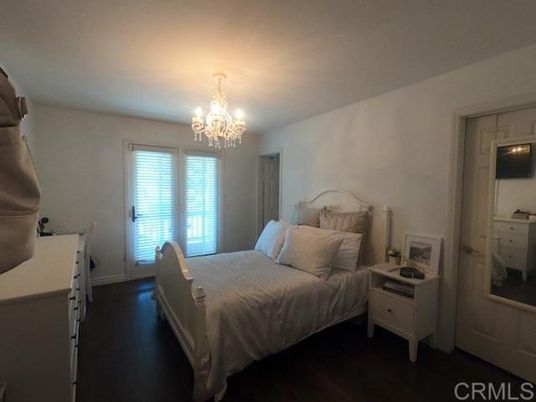 Bedroom, Chandelier, Interior