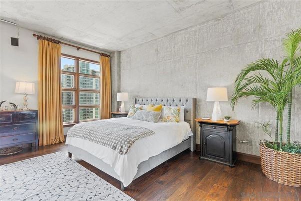 Bedroom, Interior, Wood Texture Flooring