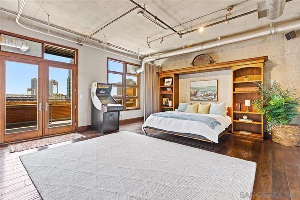 Bedroom, Interior, Wood Texture Flooring