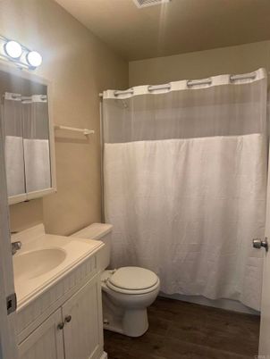 Bathroom, Interior, Wood Texture Flooring