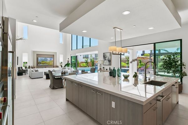 Dining room, Interior, Kitchen, Living room, Pendant Lights, Recessed Lighting