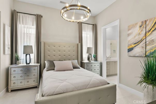 Bedroom, Interior, Pendant Lights