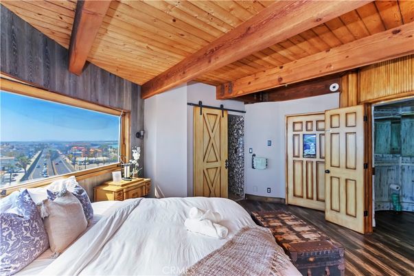 Bedroom, Interior, Wooden Beams, Wooden Ceilings, Wood Texture Flooring