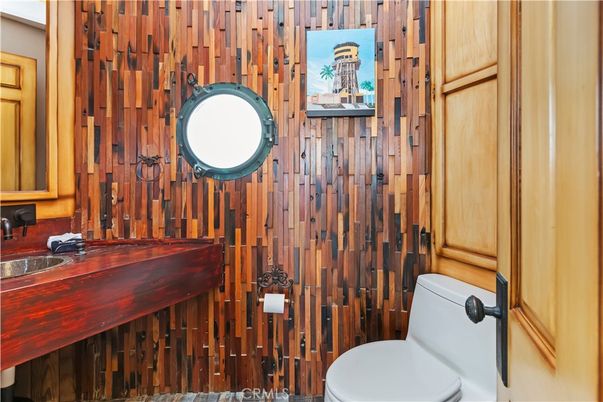 Bathroom, Interior, Wooden Walls