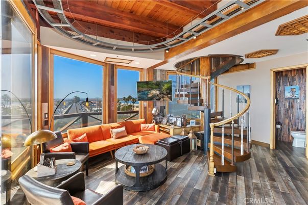 Interior, Living room, Water, Wooden Ceilings, Wood Texture Flooring, Wooden Walls