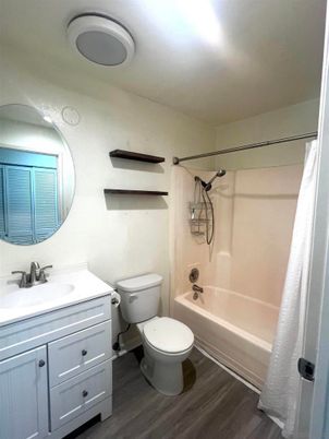 Bathroom, Interior, Wood Texture Flooring