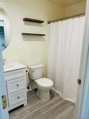 Bathroom, Interior, Wood Texture Flooring