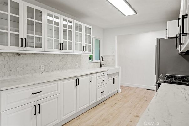 Interior, Kitchen, Wood Texture Flooring
