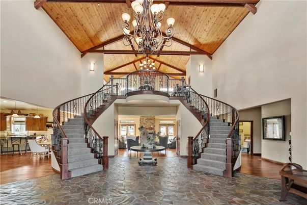 Chandelier, Interior, Wooden Beams, Wooden Ceilings, Wood Texture Flooring