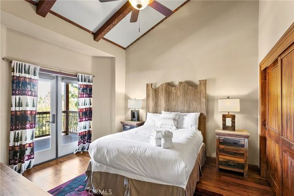Bedroom, Interior, Wooden Beams, Wood Texture Flooring
