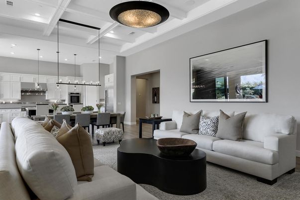Dining room, Interior, Kitchen, Living room, Pendant Lights, Recessed Lighting, Stainless Steel Appliances
