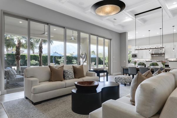Dining room, Interior, Kitchen, Living room, Pendant Lights, Recessed Lighting, Wood Texture Flooring