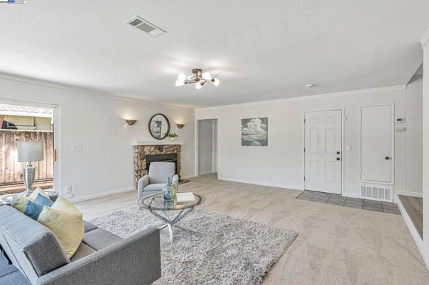 Fireplace, Interior, Living room