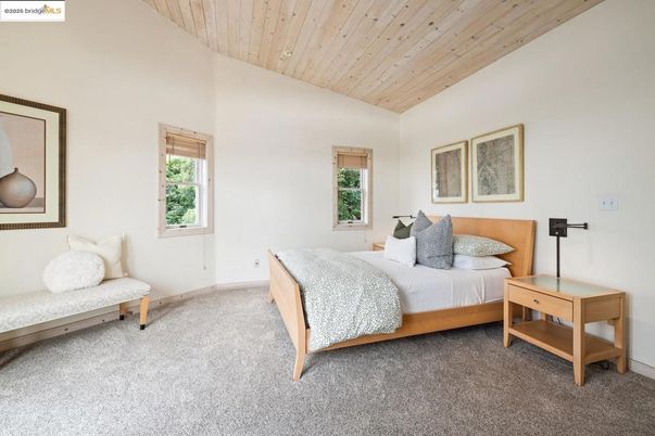 Bedroom, Interior, Wooden Ceilings