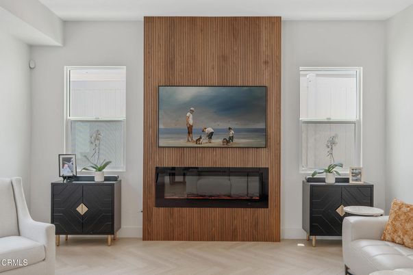 Fireplace, Interior, Wood Texture Flooring