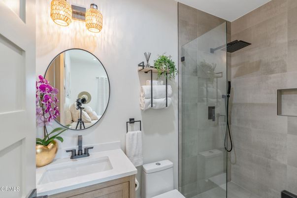 Bathroom, Glass Shower, Interior