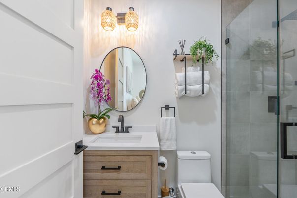 Bathroom, Glass Shower, Interior