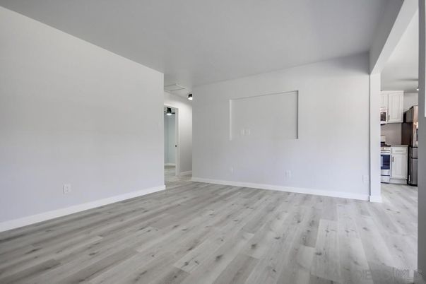 Empty room, Interior, Kitchen, Wood Texture Flooring