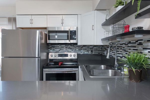 Interior, Kitchen, Stainless Steel Appliances