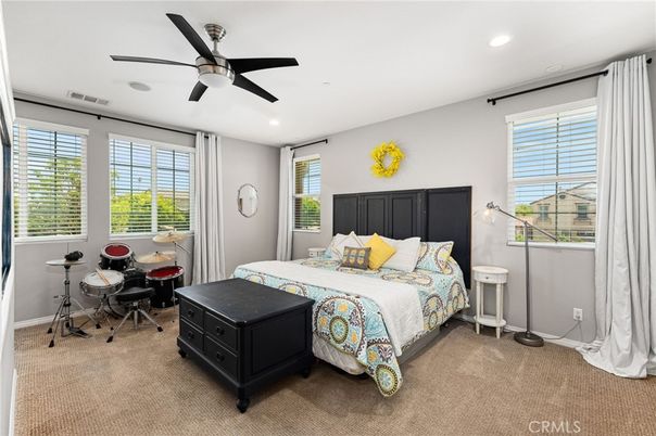 Bedroom, Home Office, Interior, Recessed Lighting