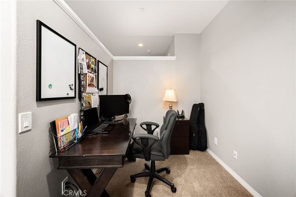 Home Office, Interior, Recessed Lighting
