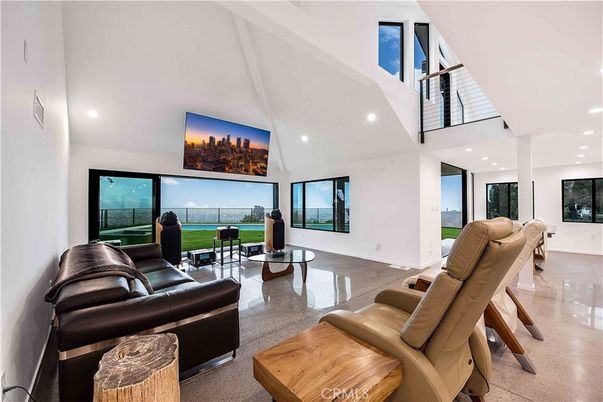 Interior, Living room, Recessed Lighting